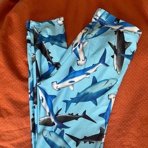 Shark Leggings NWOT
